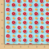 Popelín de Algodón Citric Turquesa - Ribes y Casals