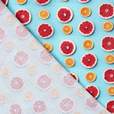 Popelín de Algodón Citric Turquesa - Ribes y Casals