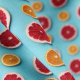 Popelín de Algodón Citric Turquesa - Ribes y Casals