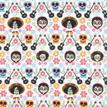 Popelín de Algodón Coco Guitars - Ribes y Casals