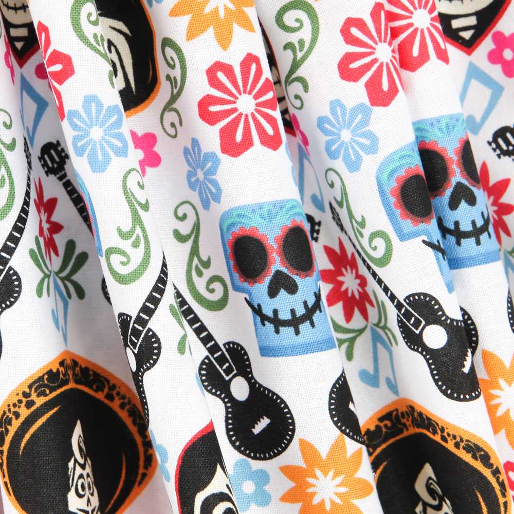 Popelín de Algodón Coco Guitars - Ribes y Casals