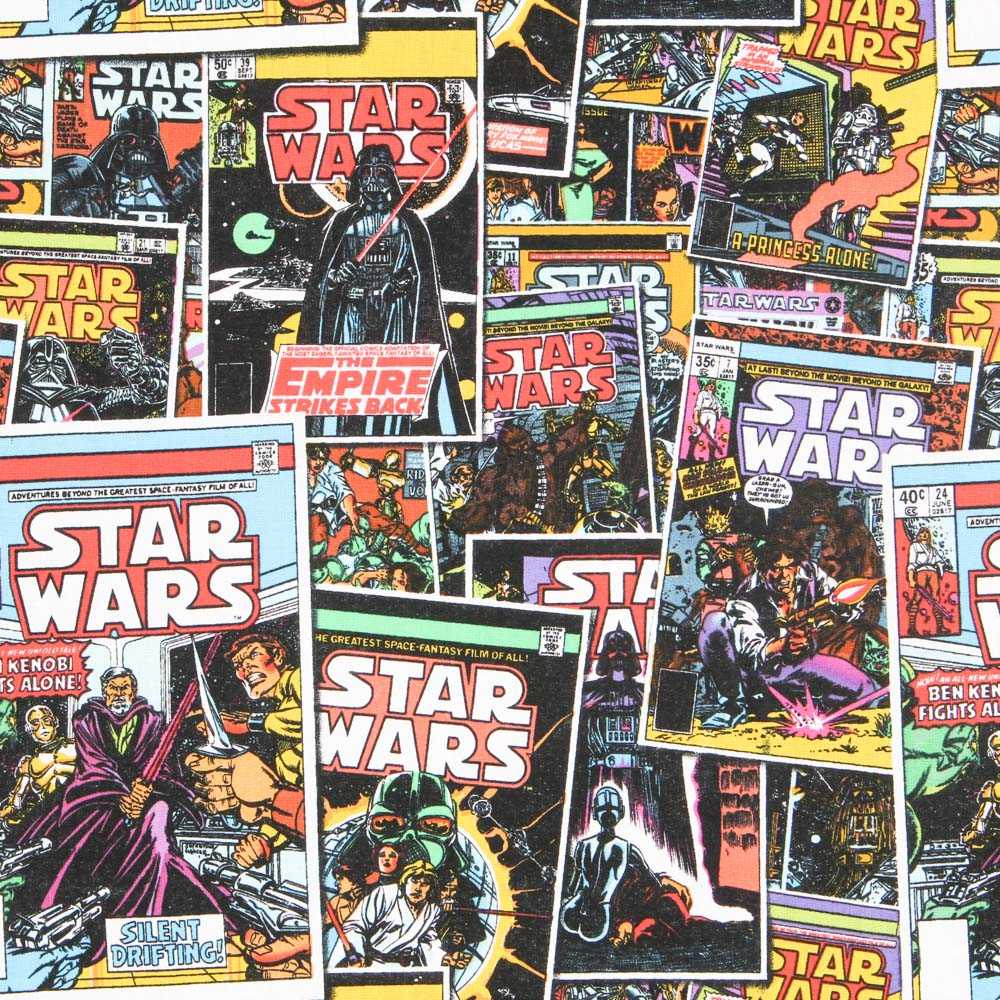 Popelín de Algodón Comic Star Wars - Ribes y Casals