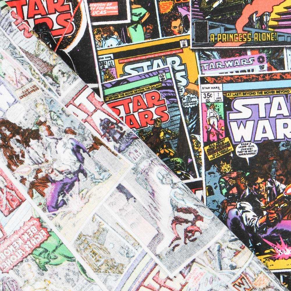 Popelín de Algodón Comic Star Wars - Ribes y Casals