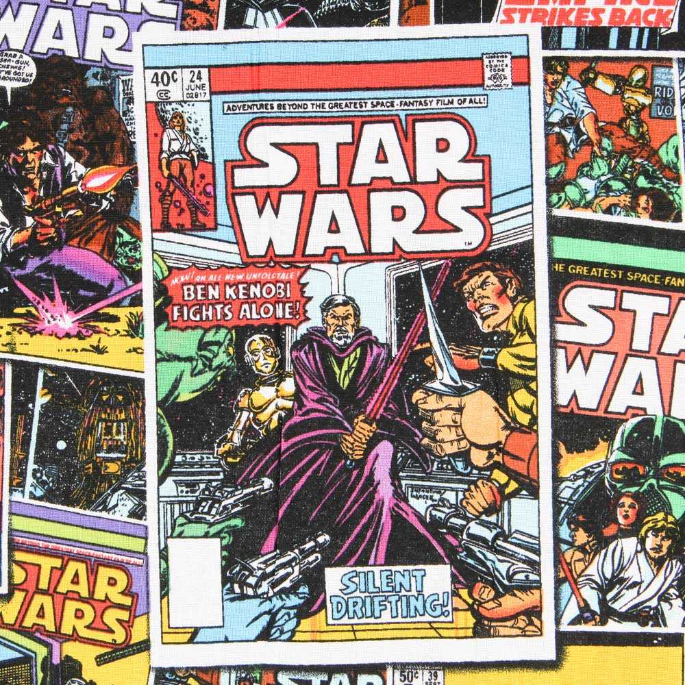 Popelín de Algodón Comic Star Wars - Ribes y Casals