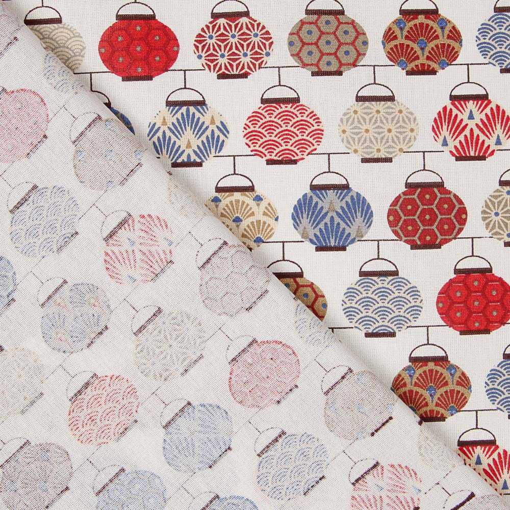 Popelín de Algodón Farolillos - Ribes y Casals
