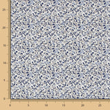 Popelín de Algodón Florecitas Azul - Ribes y Casals