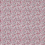 Popelín de Algodón Florecitas Rojo - Ribes y Casals