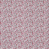 Popelín de Algodón Florecitas Rojo - Ribes y Casals