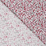 Popelín de Algodón Florecitas Rojo - Ribes y Casals