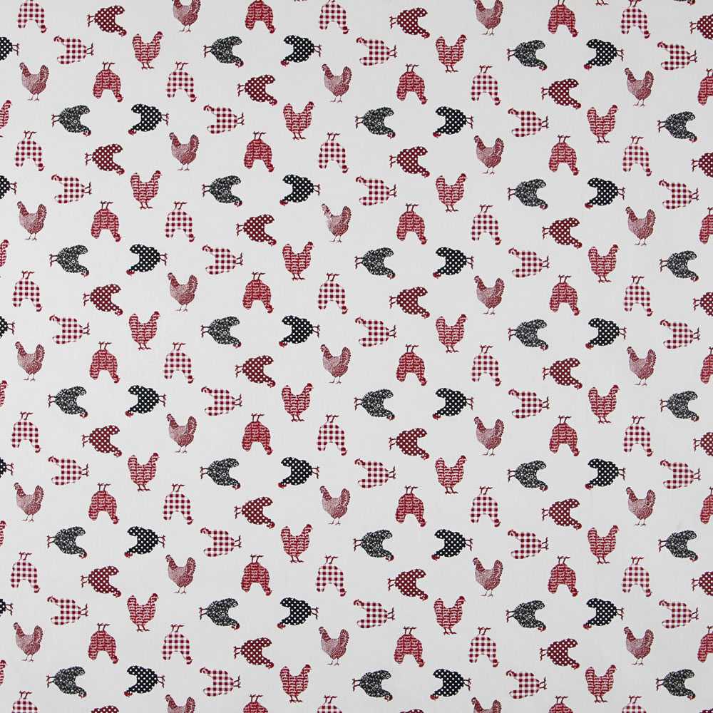 Popelín de Algodón Granja Blanca - Ribes y Casals