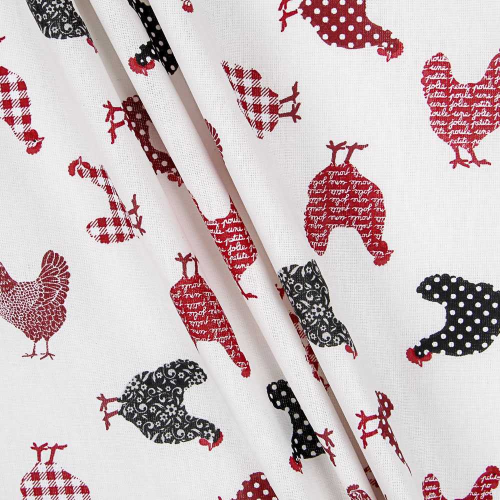 Popelín de Algodón Granja Blanca - Ribes y Casals