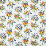 Popelín de Algodón Hibiscus Blanco - Ribes y Casals