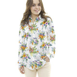 Popelín de Algodón Hibiscus Blanco - Ribes y Casals