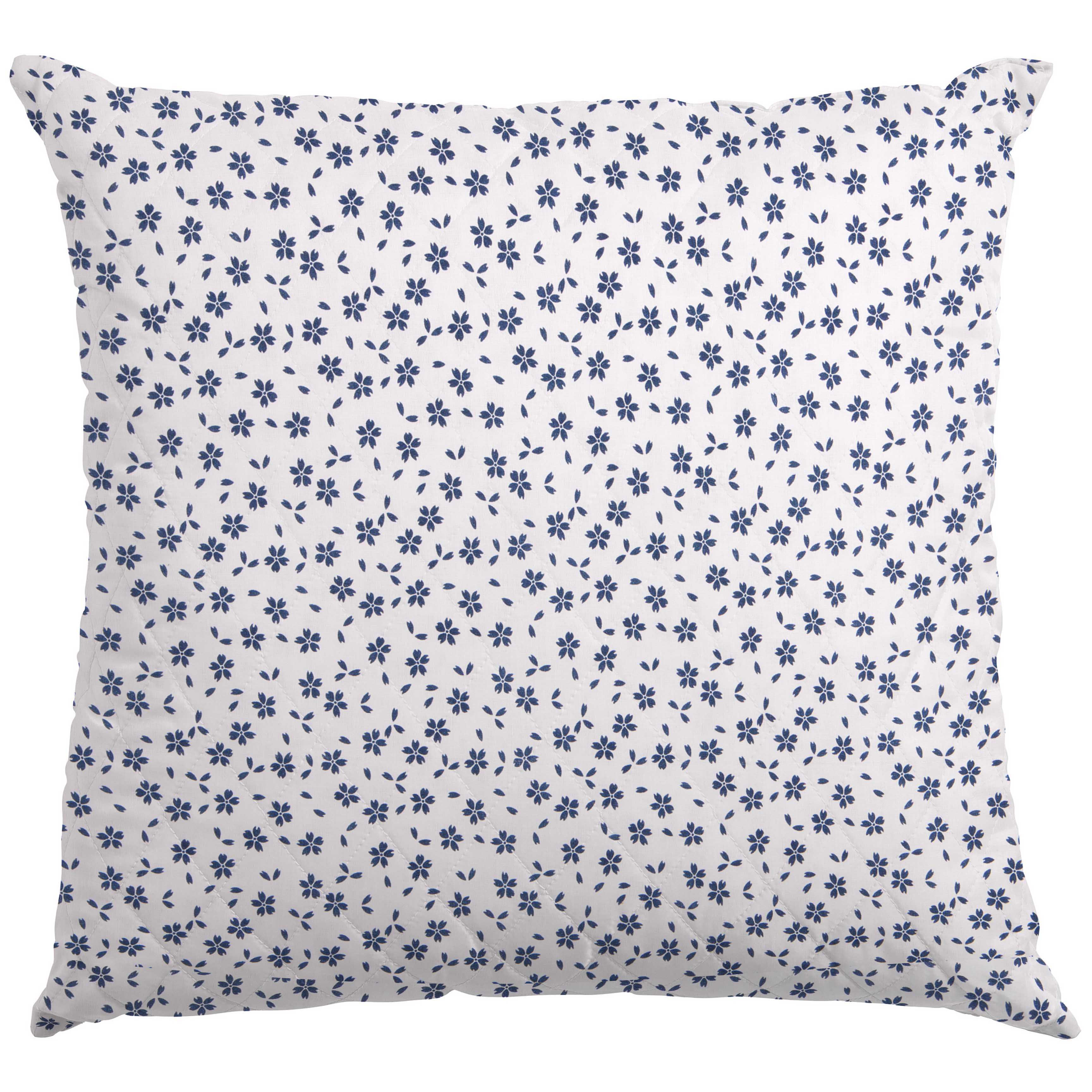 Popelín de Algodón Hojas Azul - Ribes y Casals