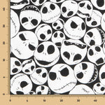 Popelín de Algodón Jack Skeleton - Ribes y Casals