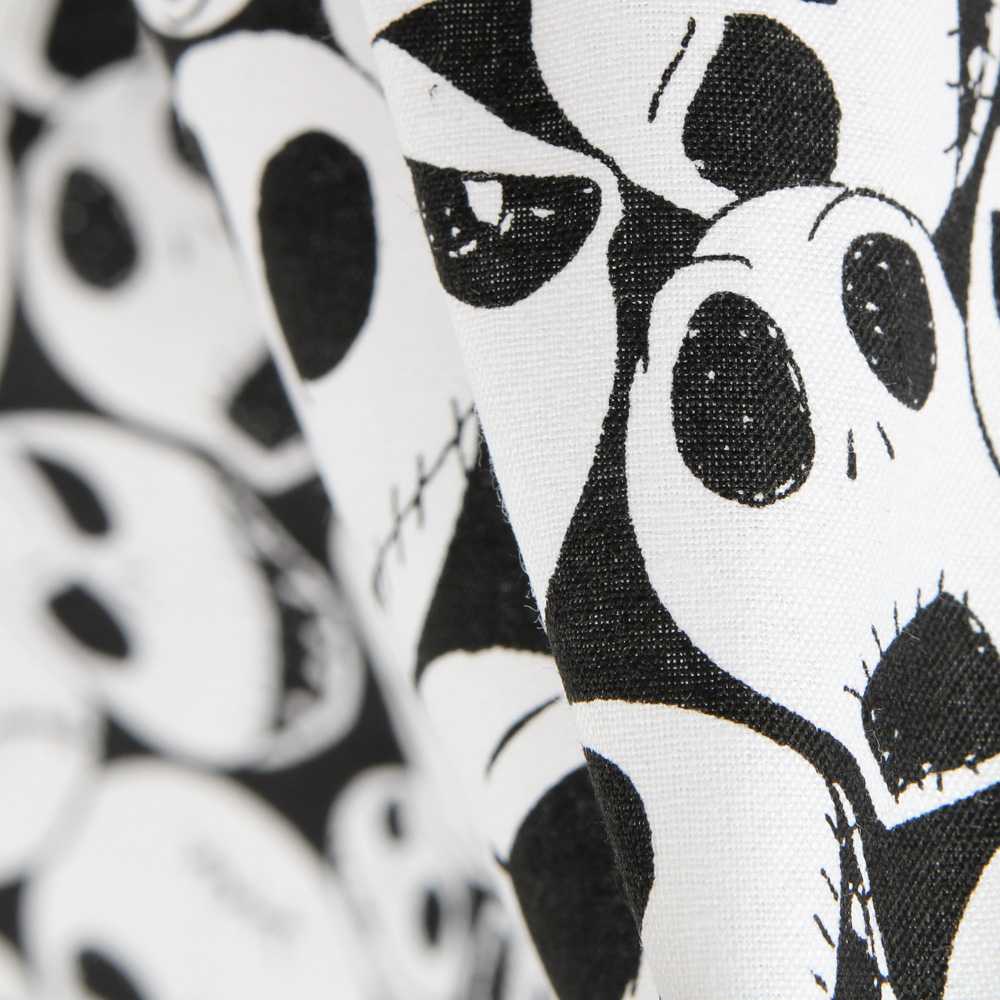 Popelín de Algodón Jack Skeleton - Ribes y Casals