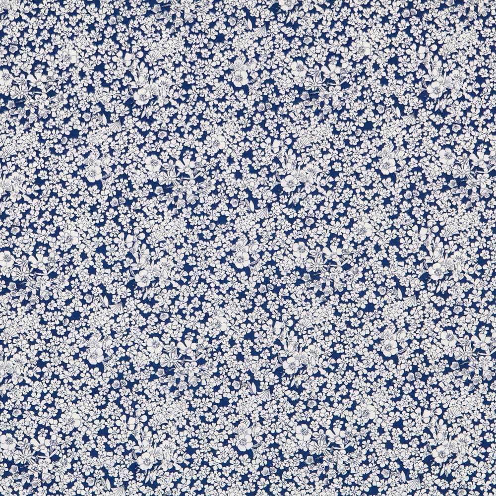 Popelín de Algodón Liberty Azul Noche - Ribes y Casals
