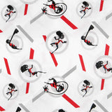 Popelín de Algodón Los Increibles Violeta - Ribes y Casals