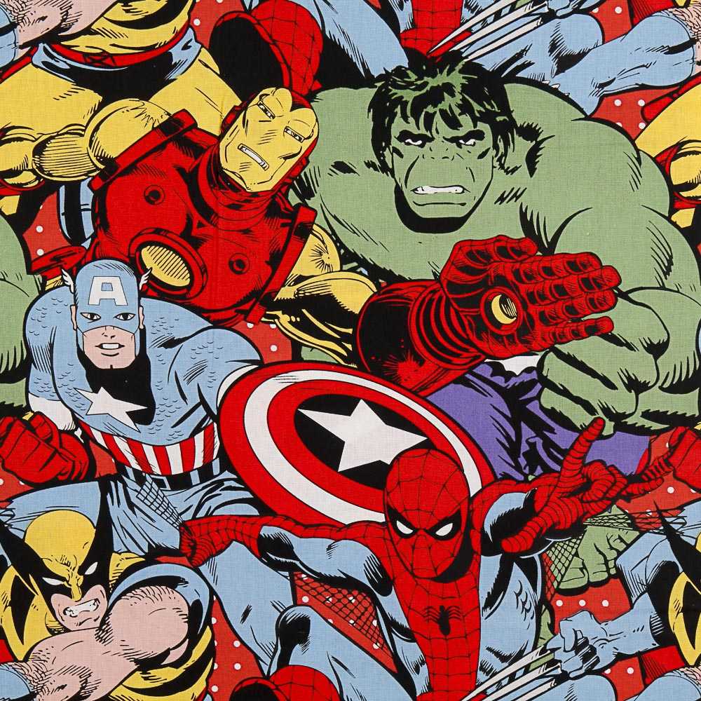 Popelín de Algodón Los Vengadores - Ribes y Casals