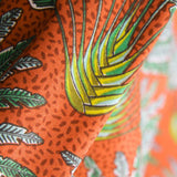 Popelín de Algodón Madagascar Naranja - Ribes y Casals