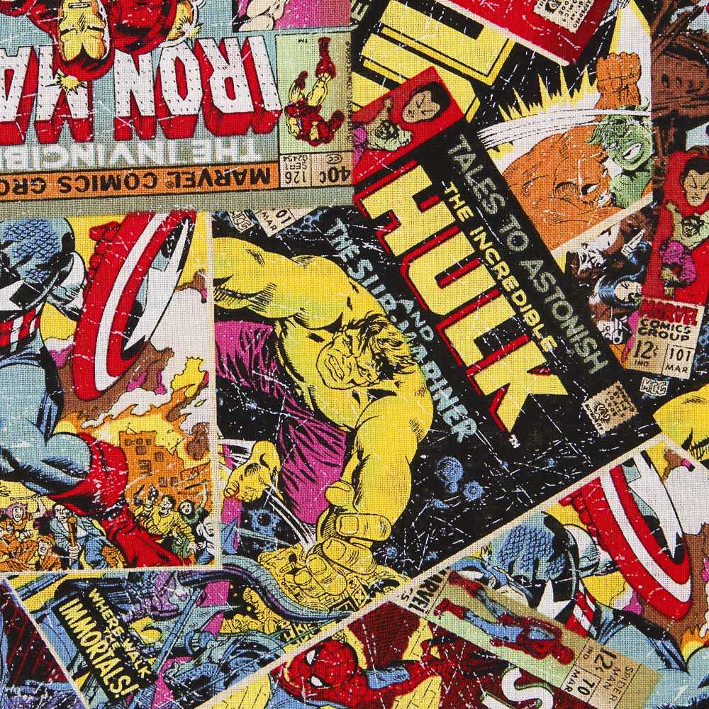 Popelín de Algodón Marvel Comics Retro - Ribes y Casals