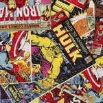 Popelín de Algodón Marvel Comics Retro - Ribes y Casals