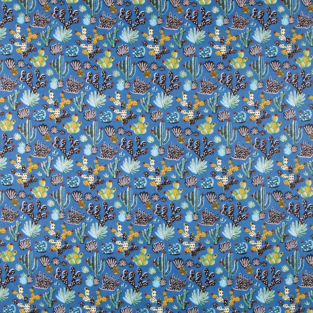 Popelín de Algodón México Azul - Ribes y Casals