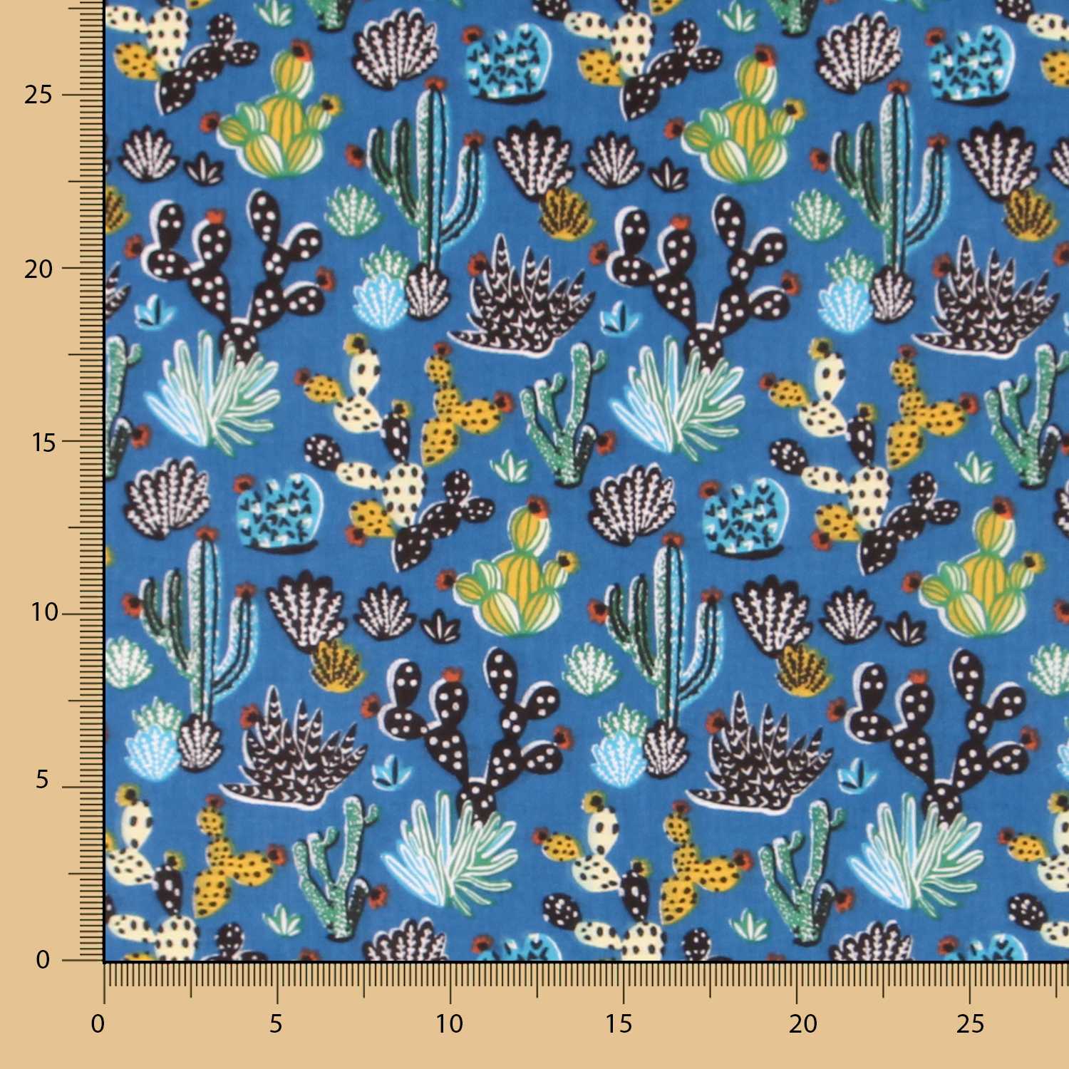 Popelín de Algodón México Azul - Ribes y Casals