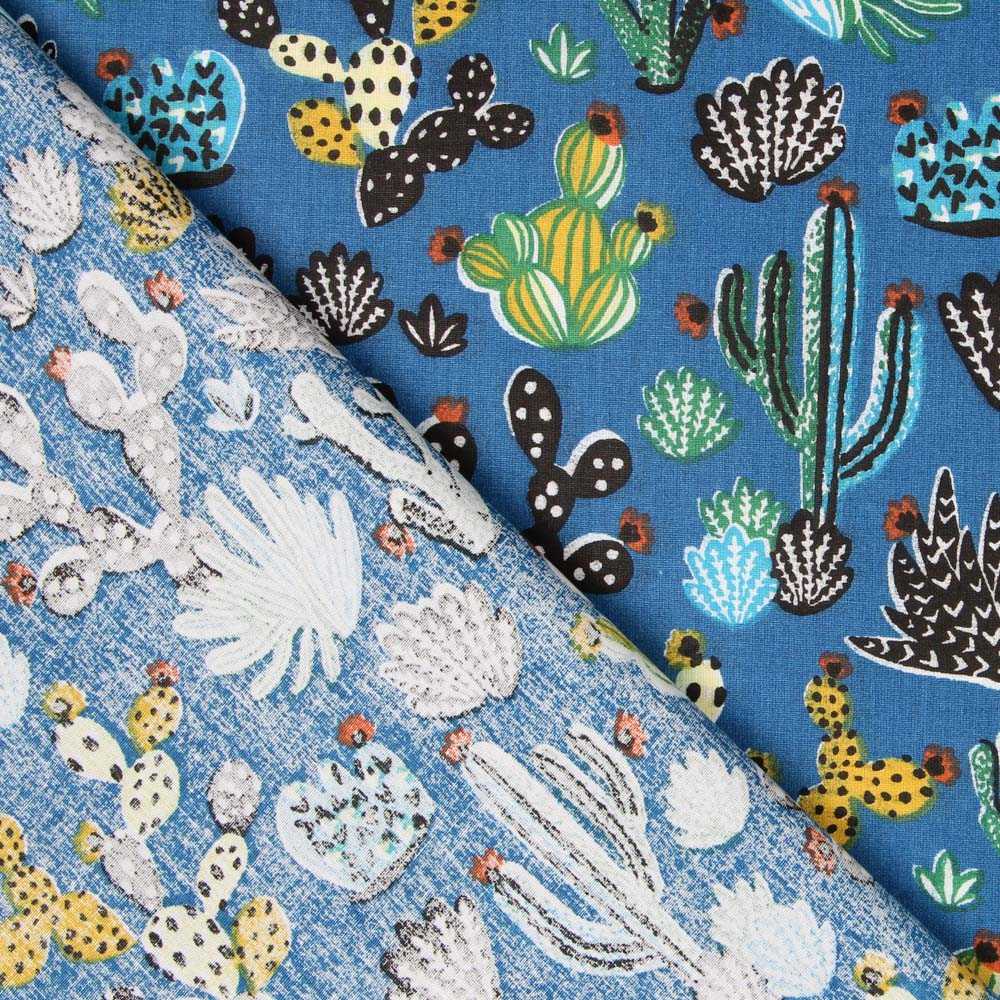 Popelín de Algodón México Azul - Ribes y Casals