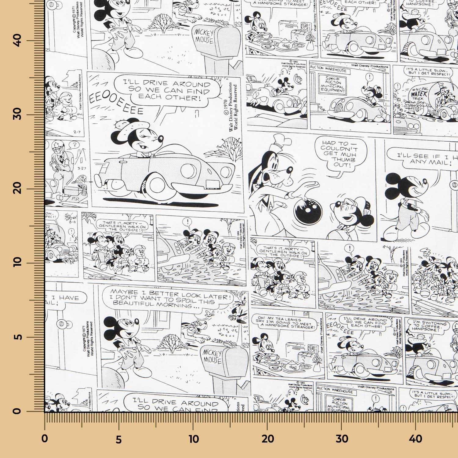 Popelín de Algodón Mickey Mouse - Ribes y Casals