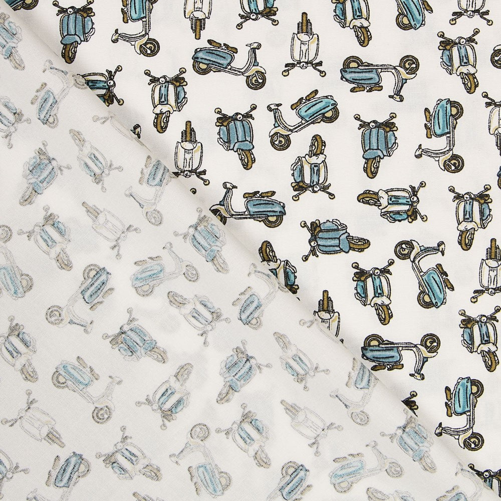 Popelín de Algodón Motorcycle - Ribes y Casals