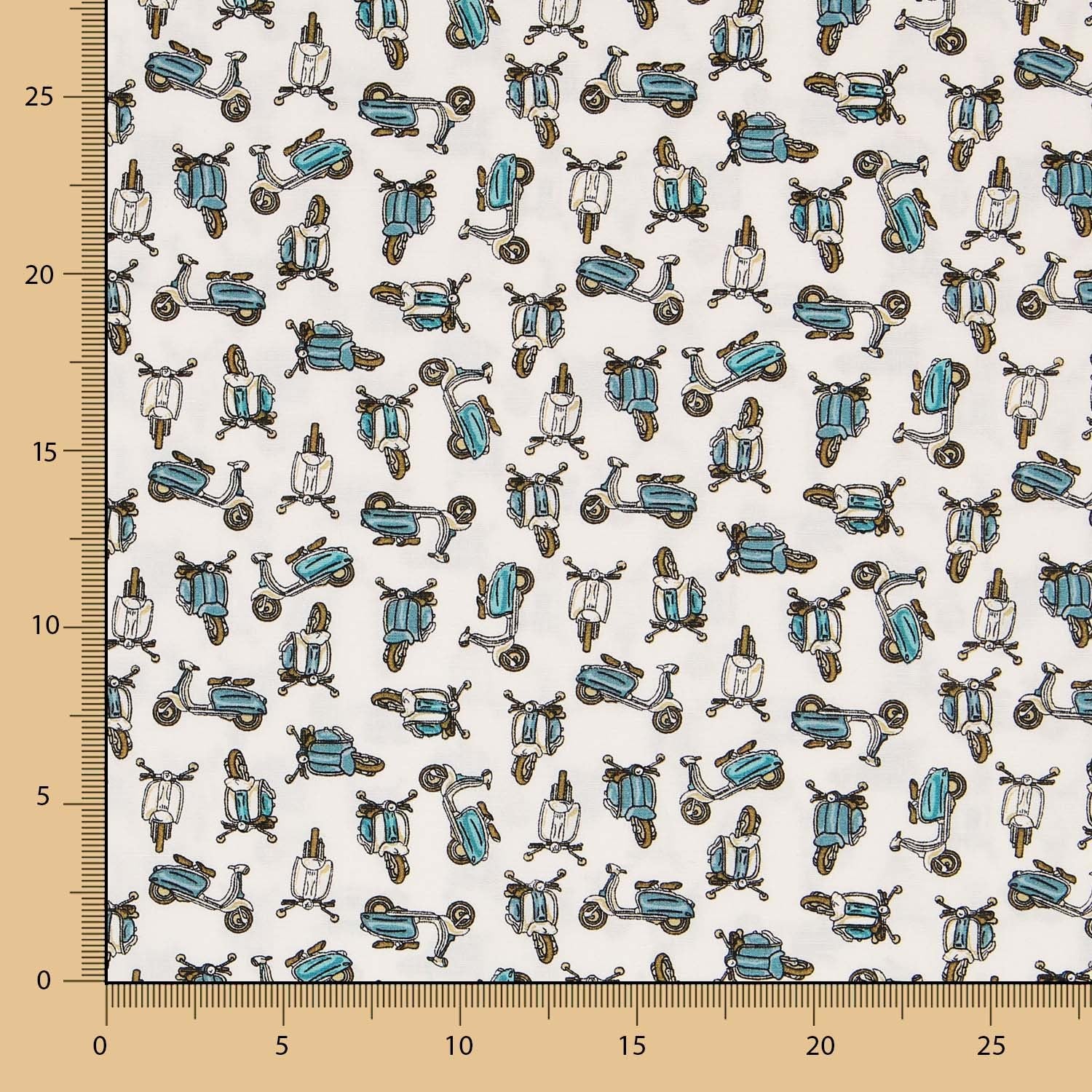 Popelín de Algodón Motorcycle - Ribes y Casals