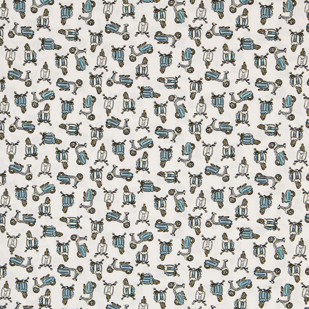 Popelín de Algodón Motorcycle - Ribes y Casals