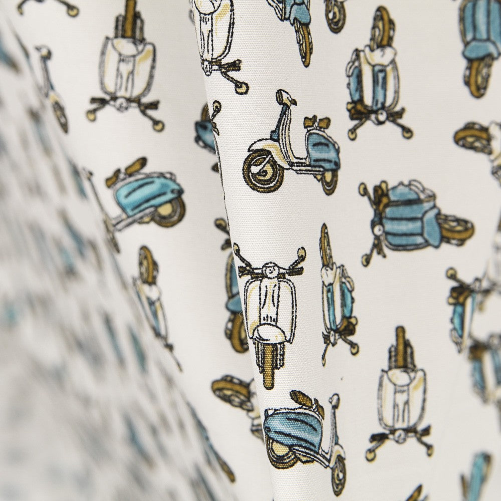 Popelín de Algodón Motorcycle - Ribes y Casals