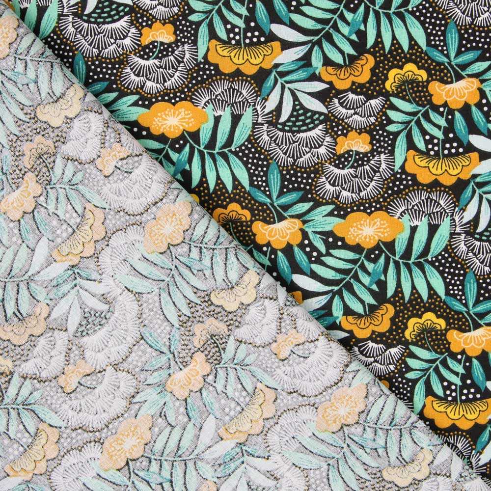 Popelín de Algodón Nagoya Ocre - Ribes y Casals