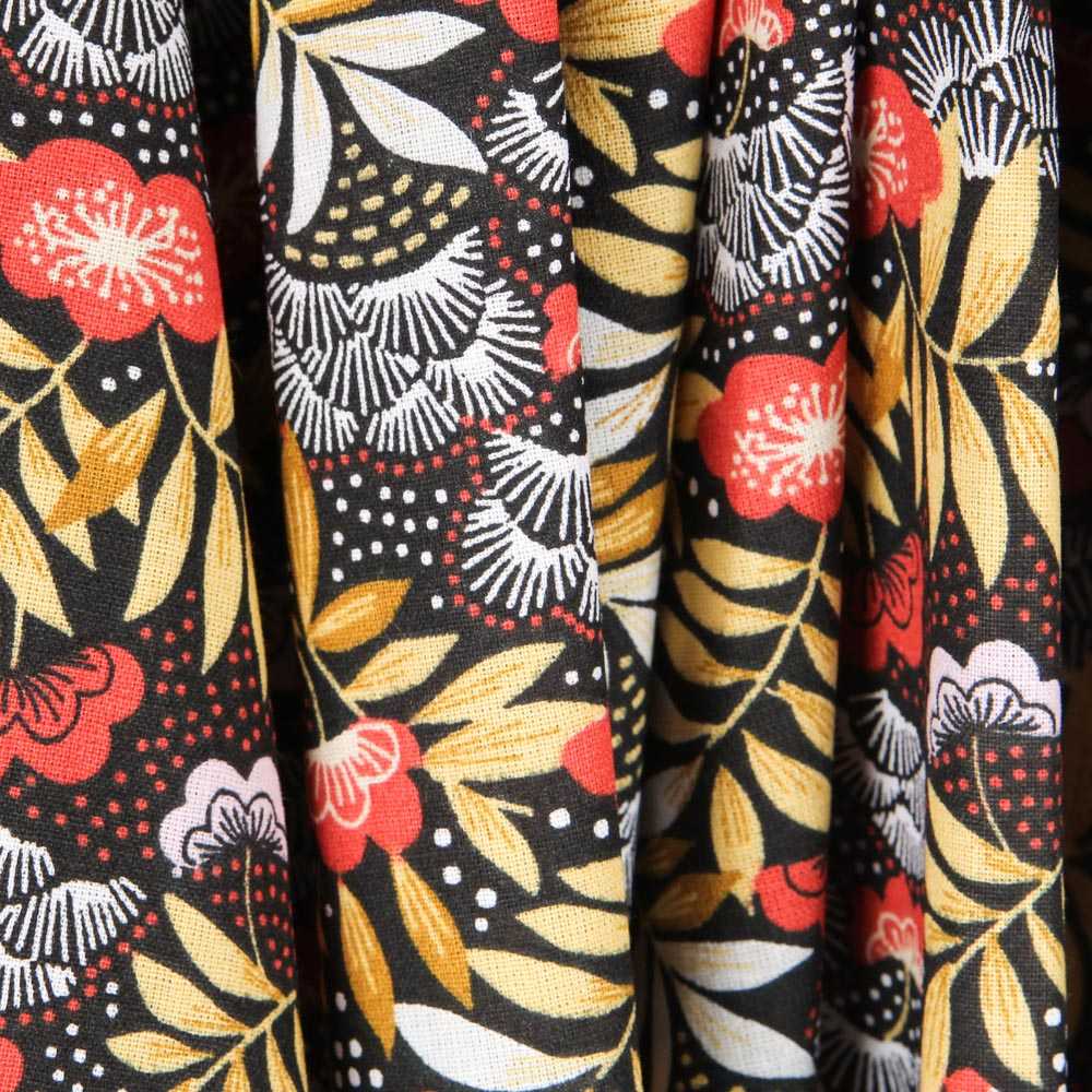 Popelín de Algodón Nagoya Roja - Ribes y Casals