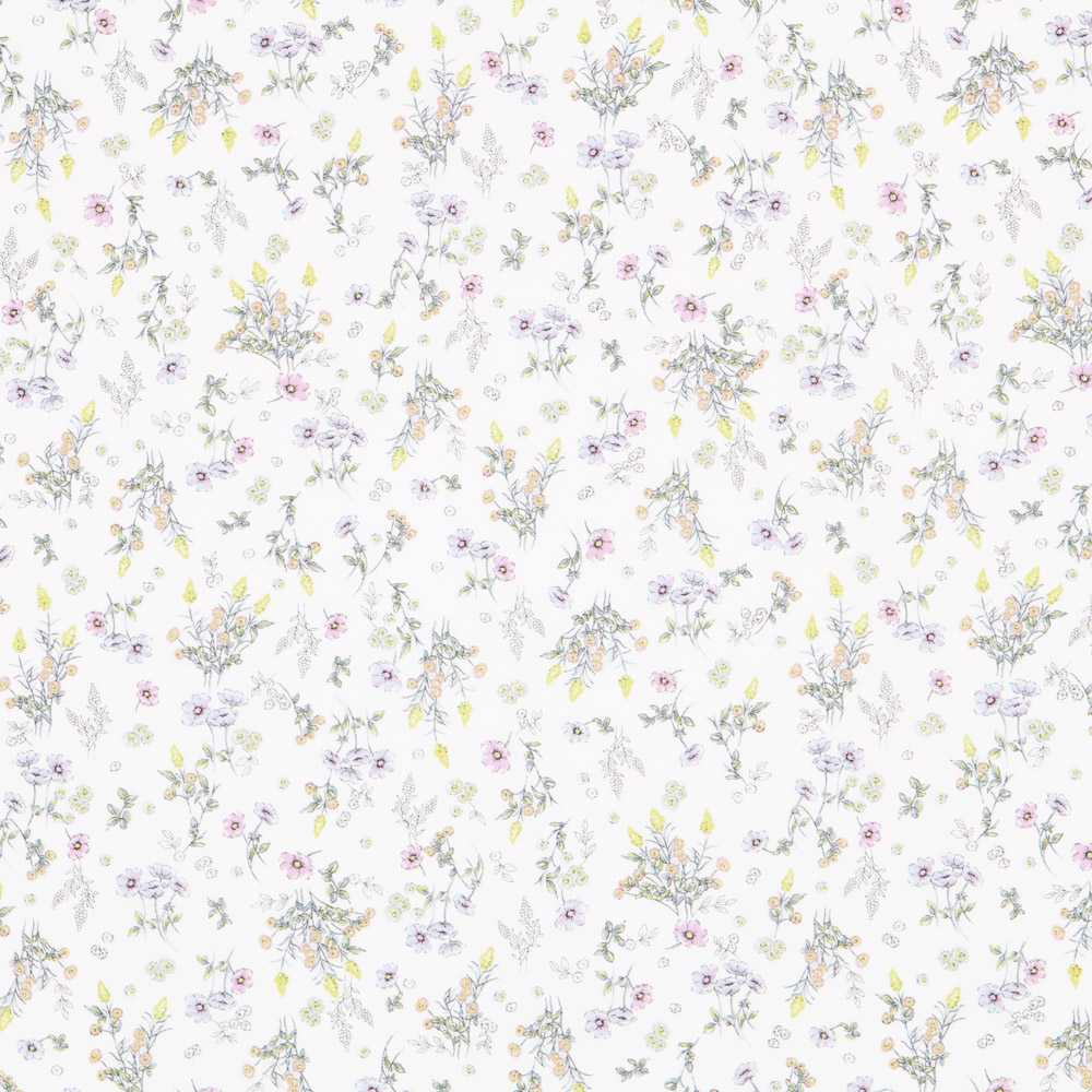 Popelín de Algodón Orgánico Bouquet - Ribes y Casals