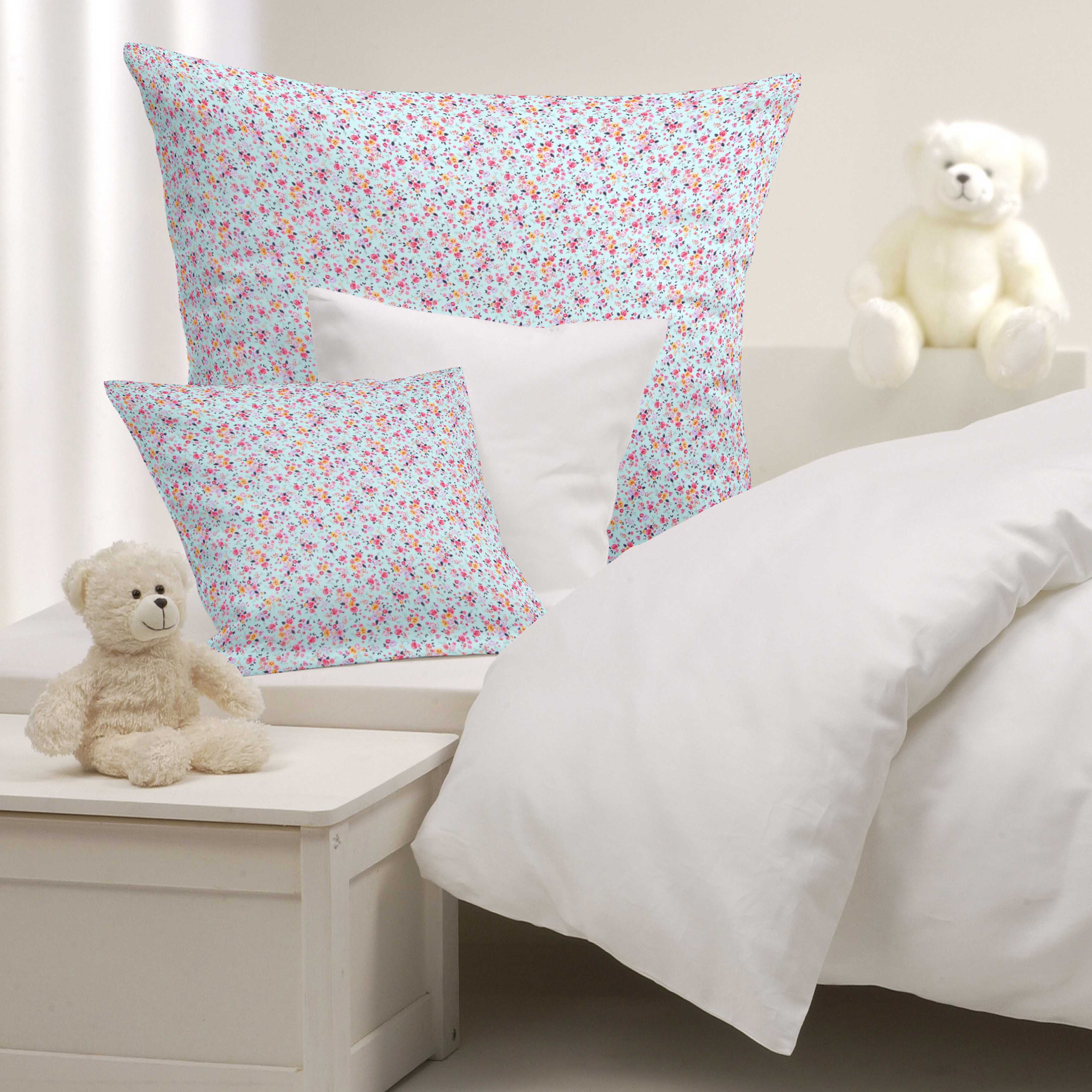 Popelín de Algodón Orgánico Cretona Azul - Ribes y Casals