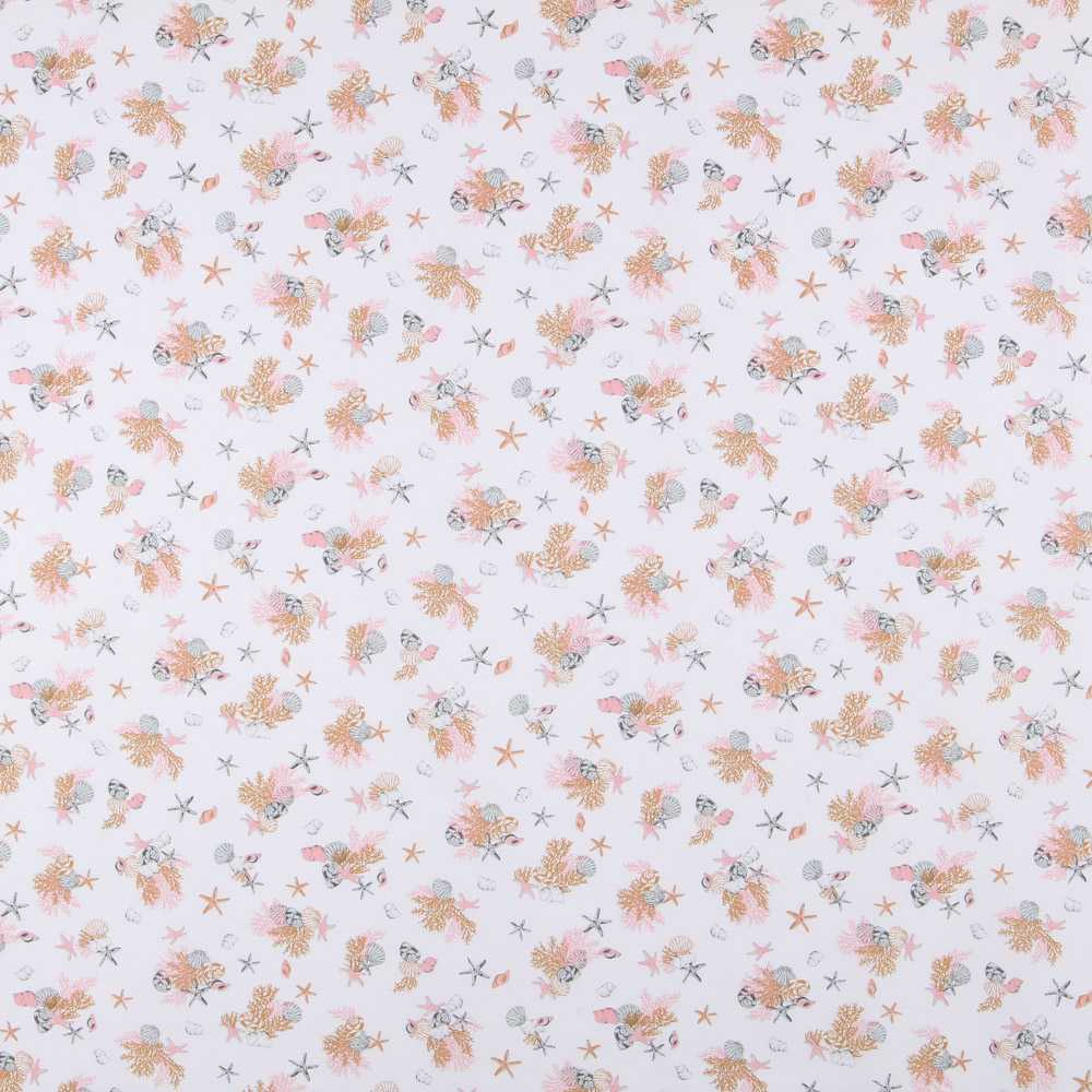 Popelín de Algodón Orgánico Ocean - Ribes y Casals