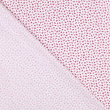 Popelín de Algodón Orgánico Pétalos Rosa - Ribes y Casals