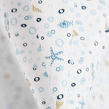 Popelín de Algodón Orgánico Sea Azul - Ribes y Casals