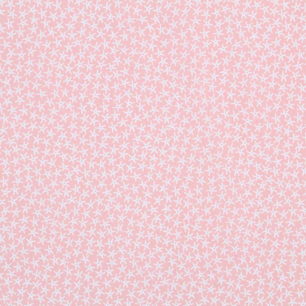 Popelín de Algodón Orgánico Stars Salmón - Ribes y Casals
