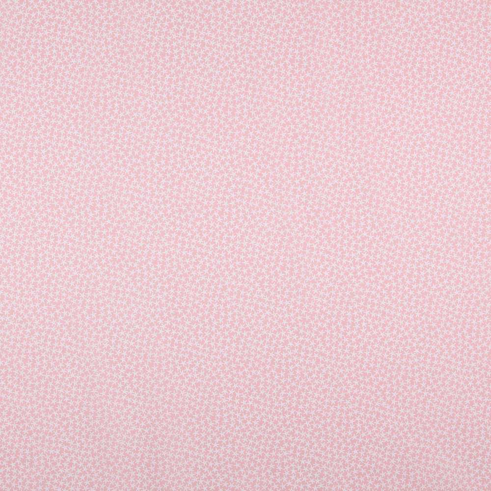 Popelín de Algodón Orgánico Stars Salmón - Ribes y Casals