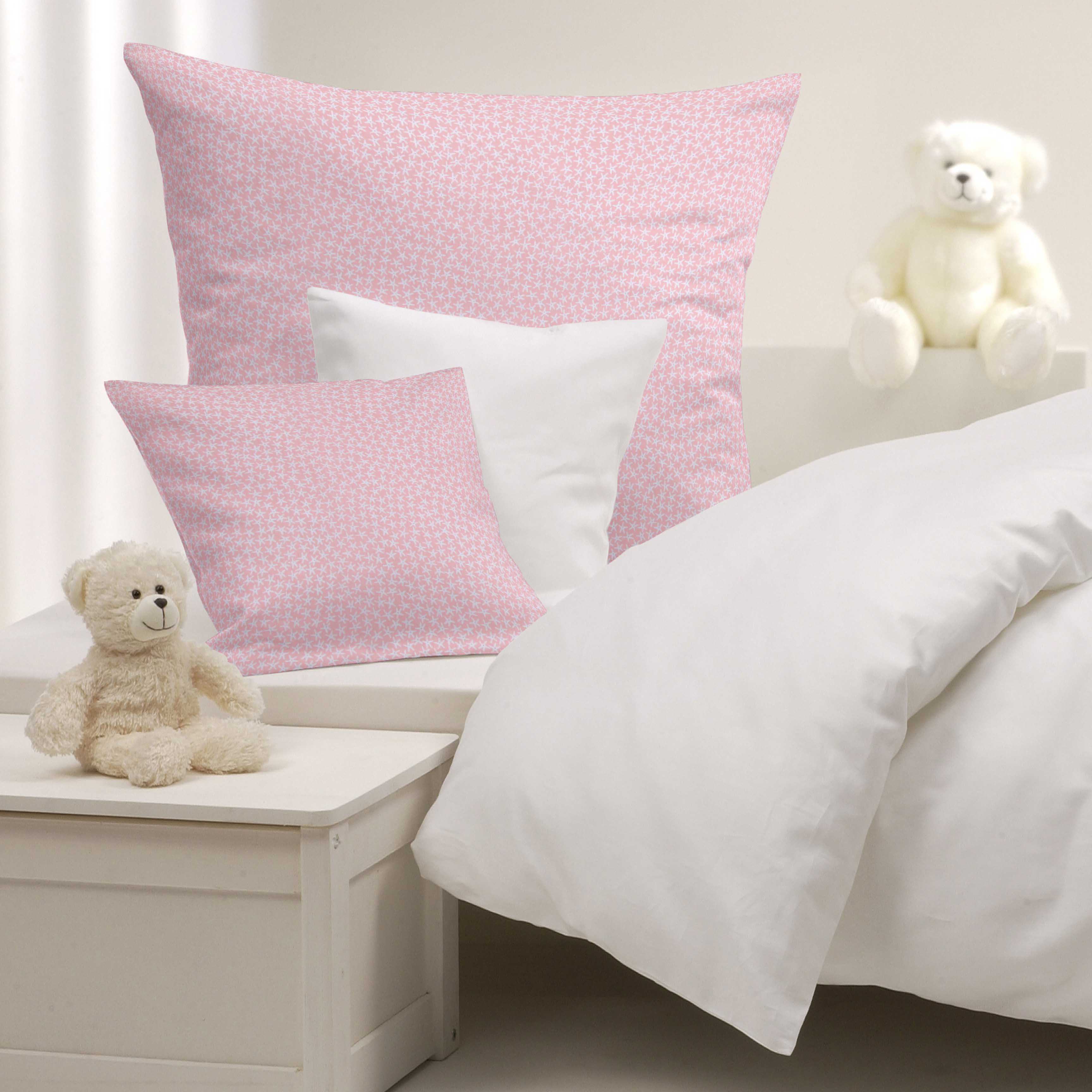 Popelín de Algodón Orgánico Stars Salmón - Ribes y Casals