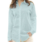 Popelín de Algodón Orgánico Stars Verde - Ribes y Casals