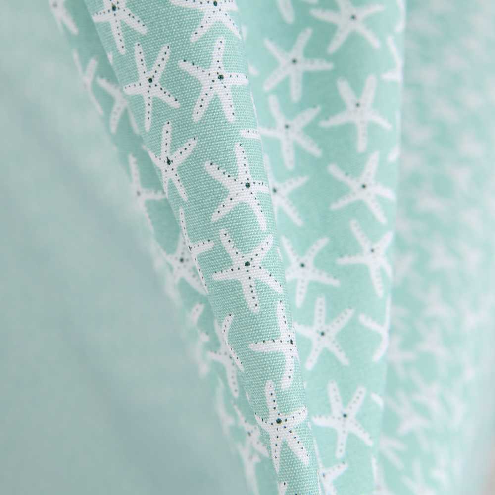 Popelín de Algodón Orgánico Stars Verde - Ribes y Casals