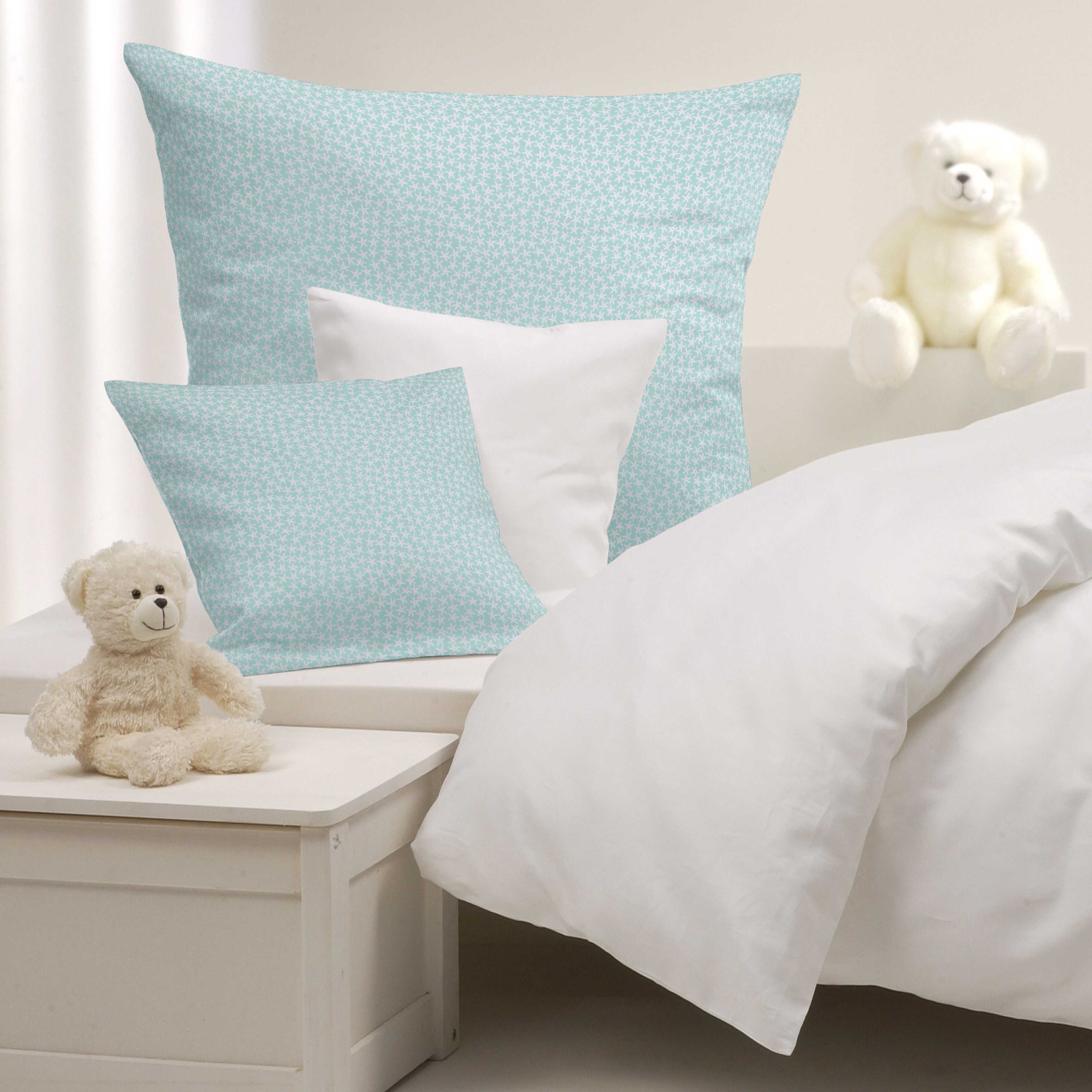 Popelín de Algodón Orgánico Stars Verde - Ribes y Casals