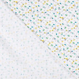 Popelín de Algodón Orgánico Zoo Azul - Ribes y Casals