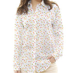 Popelín de Algodón Orgánico Zoo Rojo - Ribes y Casals