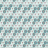 Popelín de Algodón Plumas Verde - Ribes y Casals